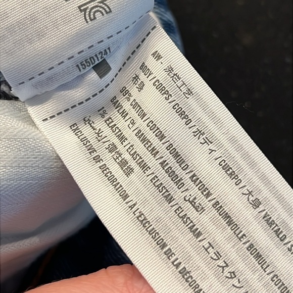 Abercrombie & Fitch Love Curve The Slim Straight Ultra High Rise SZ 0 / 25 - Picture 3 of 7